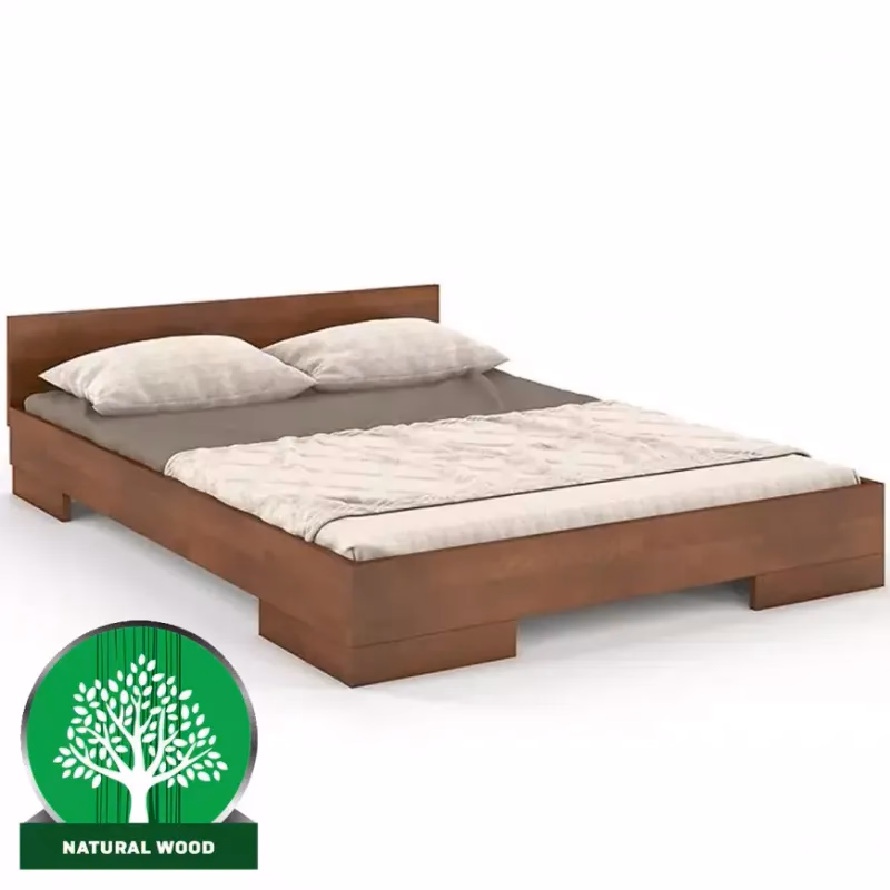 Posteľ drevené buk Skandica Spectrum Nízka 140x200 orech