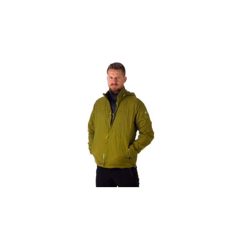 Pánska tréningová bunda s kapucňou NORTHFINDER NORTHKIT-BU-32682SII-macawgreen