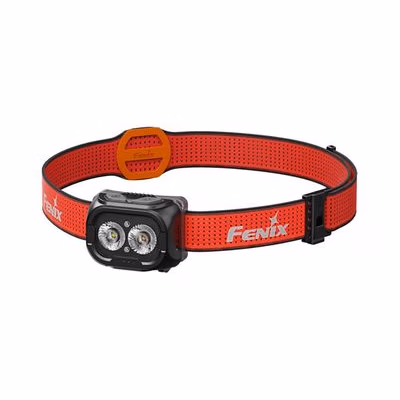 Fenix HL18RTV20BLC -LED Stmievateľná nabíjacia čelovka LED/USB IP66 čierna/oranžová HL18RTV20BLC