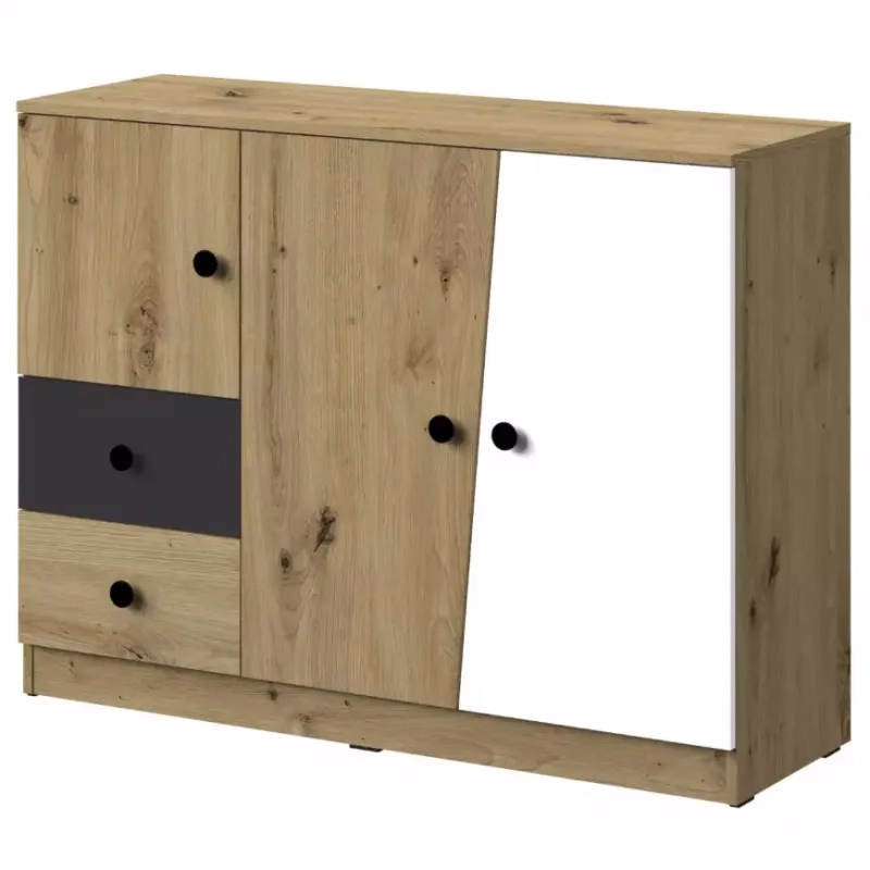Komoda Nero 07 120 – Čierna Mat