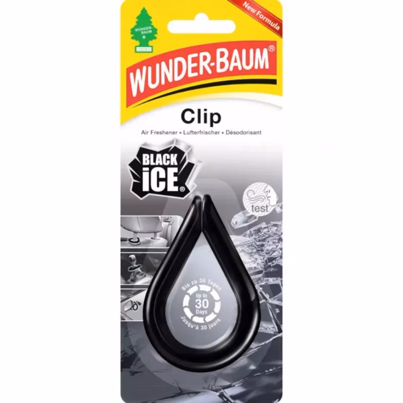 Osviežovač Wunder-Baum Clip Black Ice