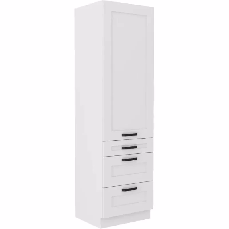 Kuchynská skrinka LUNA biela mat/biela 60dks-210 3s 1f