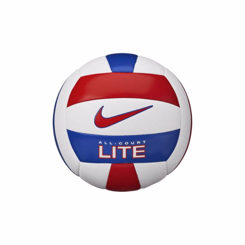 Volejbalová lopta NIKE ALL COURT LITE VOLLEYBALL 05 WHITE UNIVERSITY RED GAME ROYAL UNIVERSITY RED
