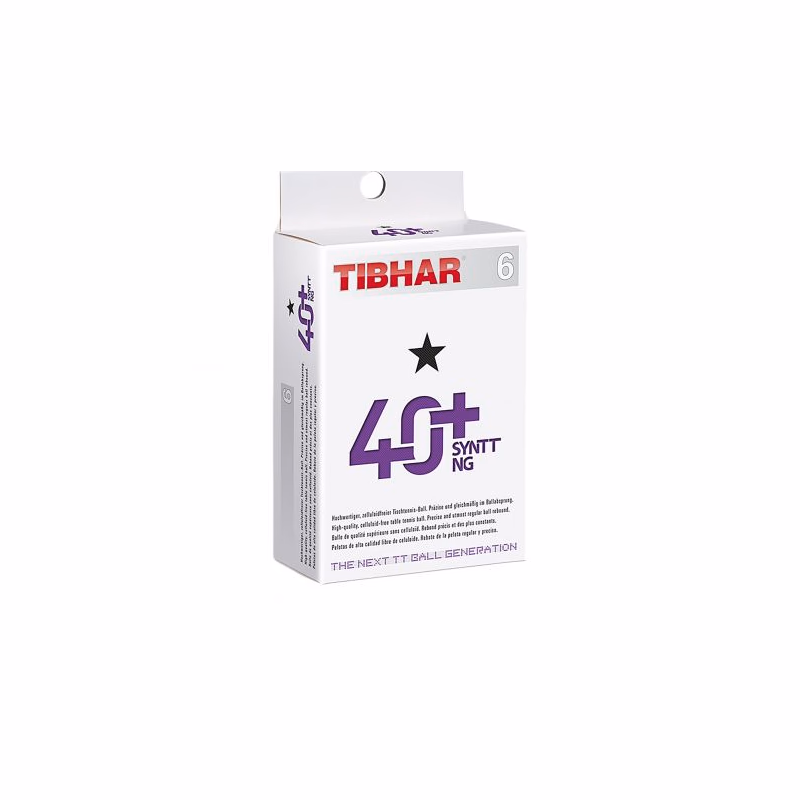 Stolnotenisové loptičky TIBHAR Balls 40+ SynTT NG 6 pack