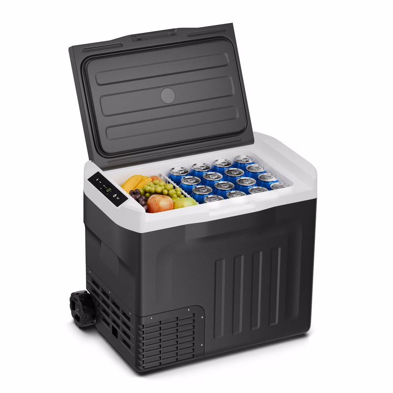 Klarstein PolarForce 37 l kompresorový chladiaci box| LCD panel, osvetlenie, off-road, ochrana batérie, 12V/230V