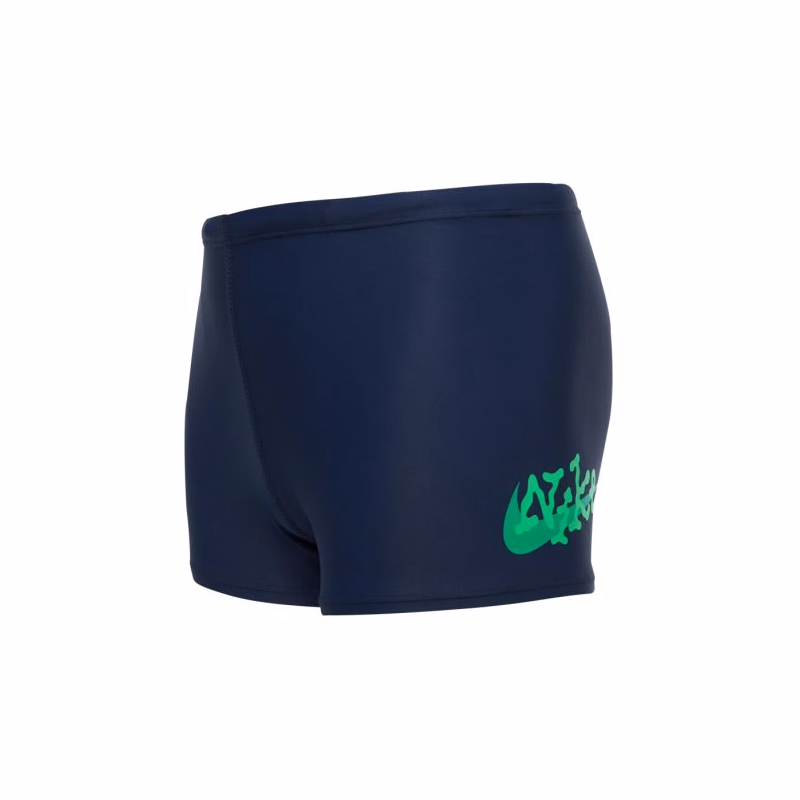 Chlapčenské plavky NIKE SWIM Scribble Square Leg-440-Midnight Navy