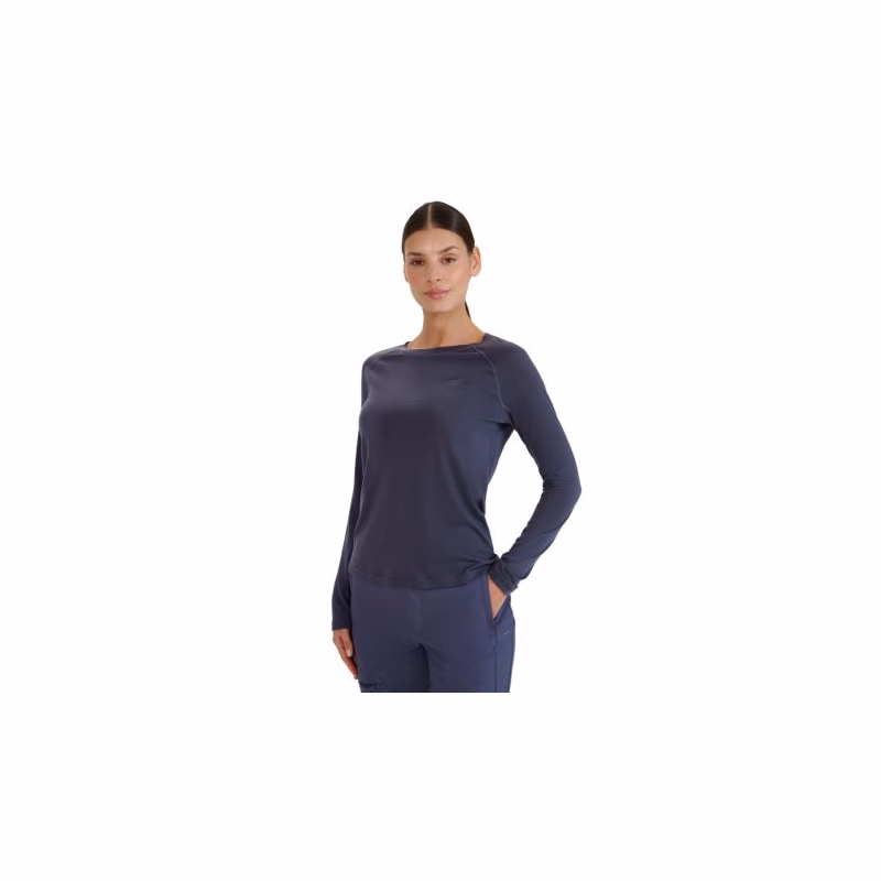 Dámske bežecké tričko s dlhým rukávom 4F LONGSLEEVE FNK-WSS25TFLOF332-22S-ANTHRACITE