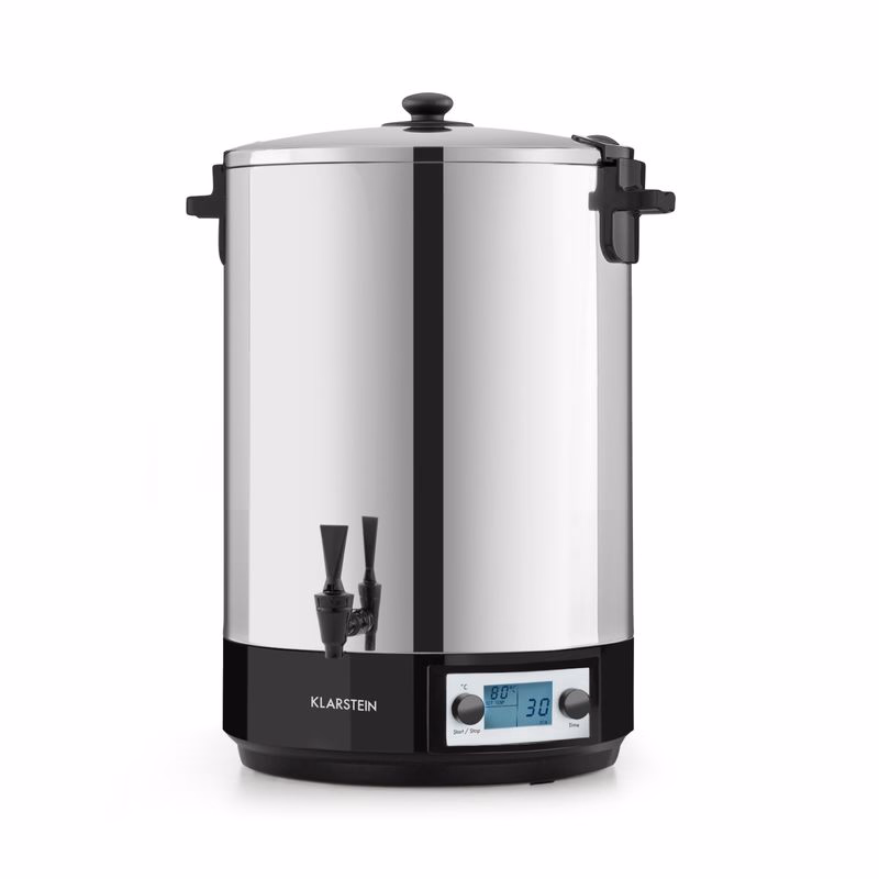 Klarstein KonfiStar 40, zavárací hrniec, dávkovač nápojov, 40 l, 2500 W, 100 °C, 180 min, digitálny