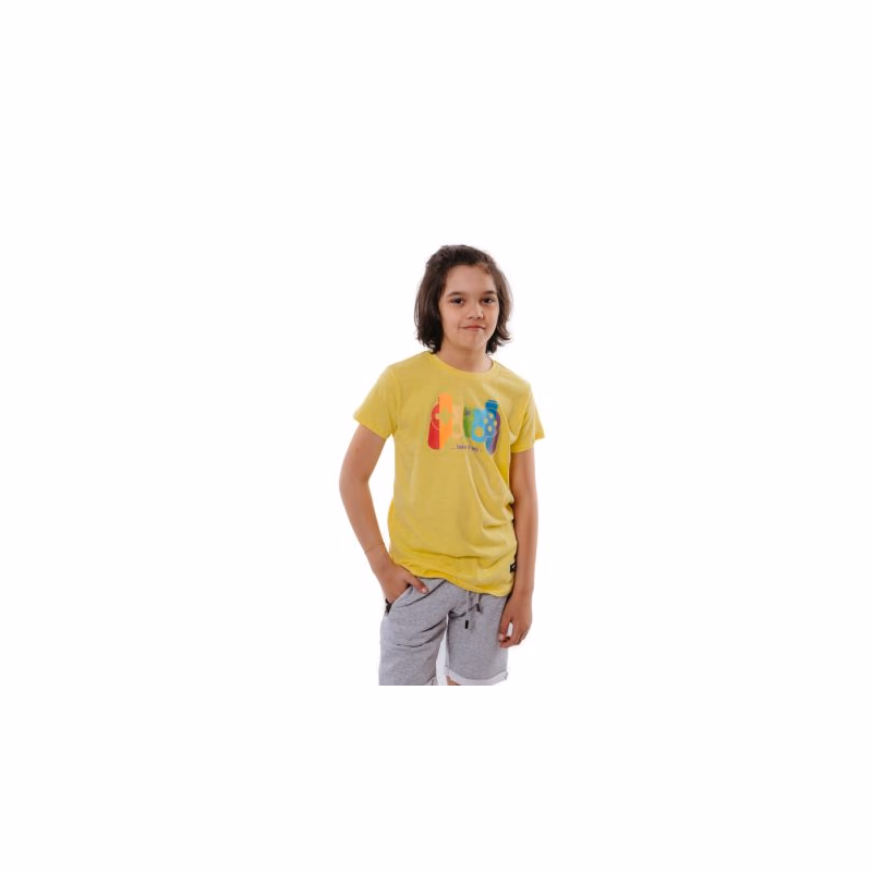 Chlapčenské tričko s krátkym rukávom AUTHORITY KIDS T-PLAYKO_yellow