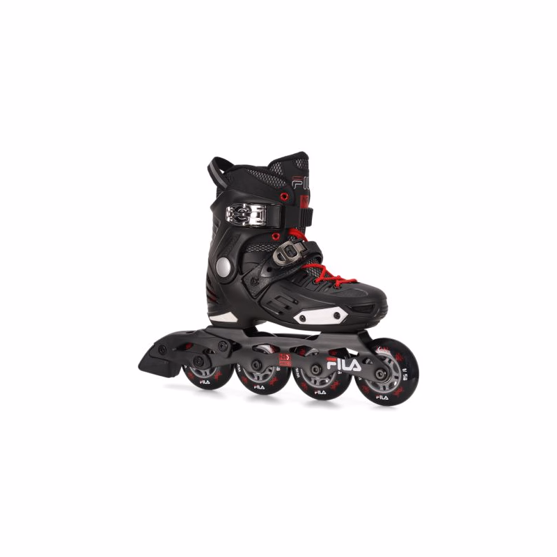 Chlapčenské kolieskové korčule FILA SKATES Nkr Junior Jr black red