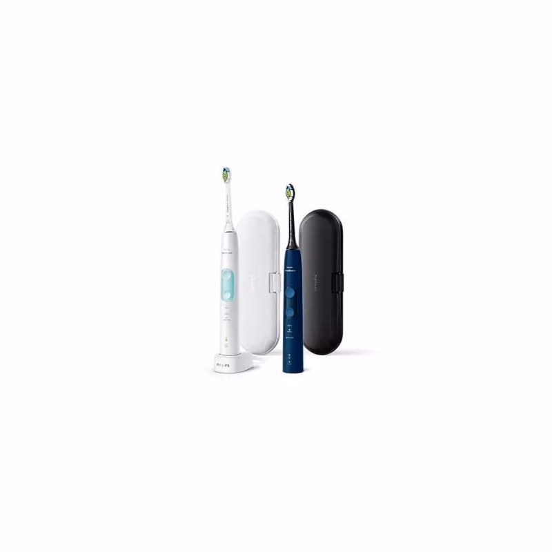 Philips Sonicare HX6851/34 elektrická zubná kefka, sonická, 3 režimy, časovač, biela a námornícka modrá