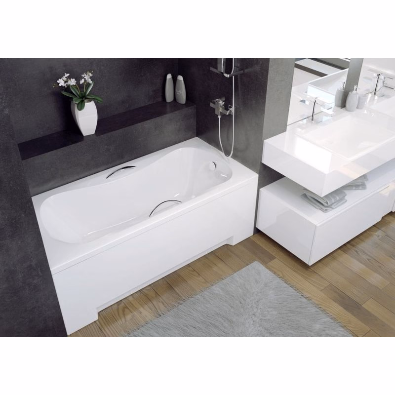 BESCO - Obdĺžniková vaňa ARIA / ARIA PLUS - Madla - Nie, Nožičky k vani - Bez nožičiek, Rozmer vane - 150 × 70 cm VANARIA150
