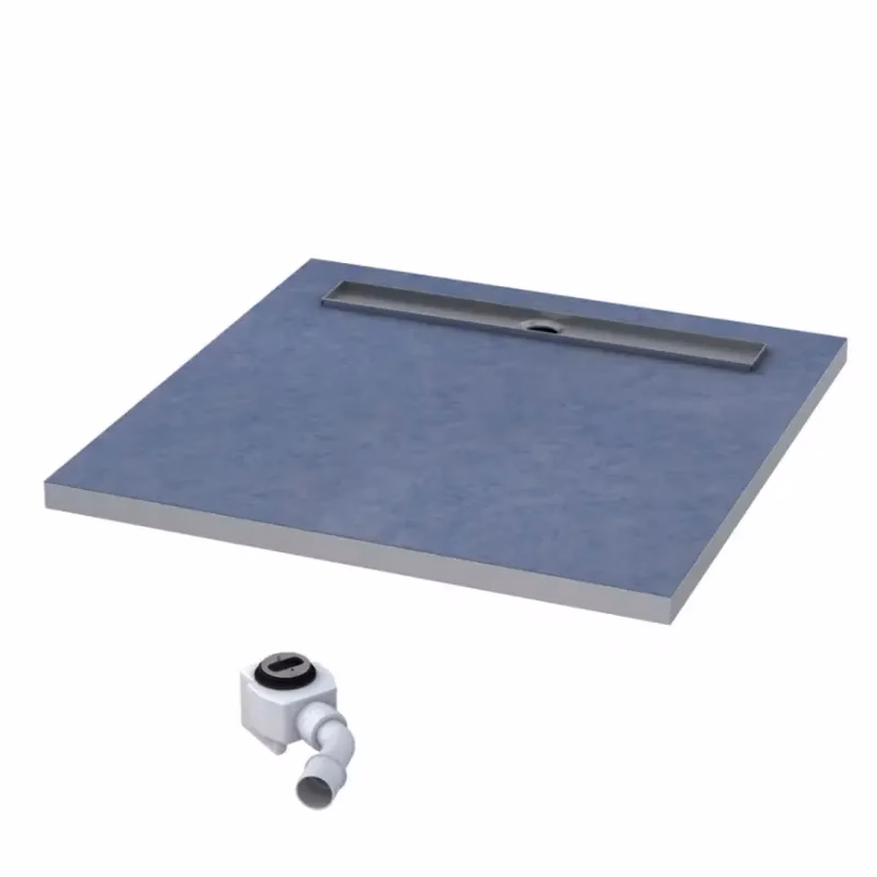 Vanička pod dlažbu Steel 90x90x5/12,5*10.002/OLKB/SL