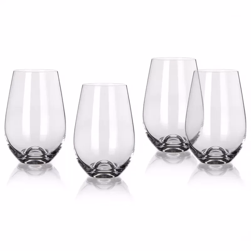 Poháre na víno 4 ks komplet 370 ml