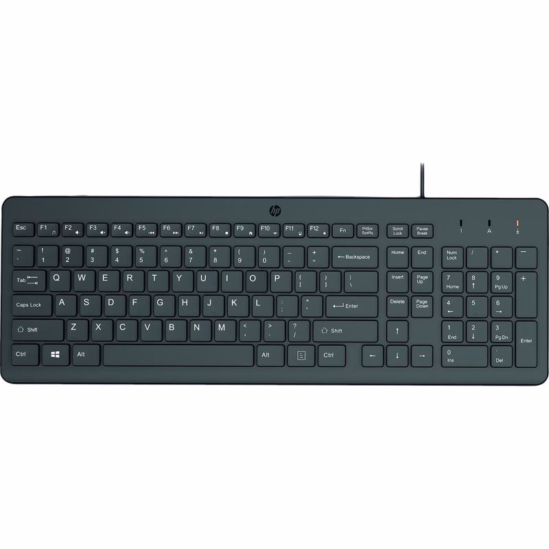HP 150/Drátová USB/UK layout/Čierna