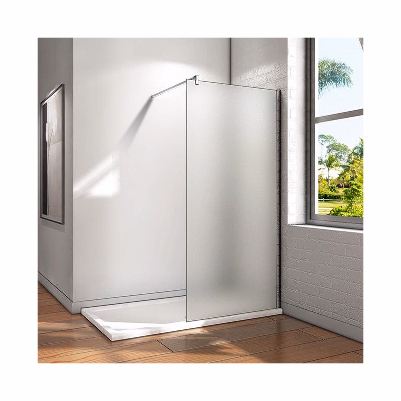 H K - FORCE FROSTED F1 110 Sprchová zástena WALK IN, nepriehľadné sklo, 108-110x 200cm, 10mm SE- FORCE FORSTED F1 110SET