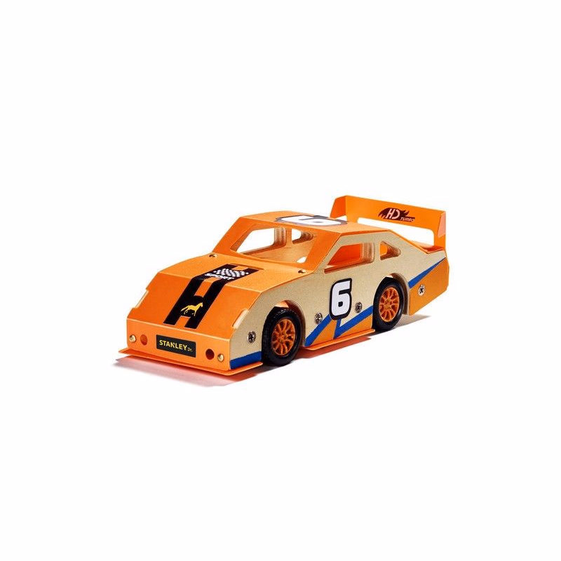 Stanley Jr. OK002-SY Stavebnice, závodné auto, drevo