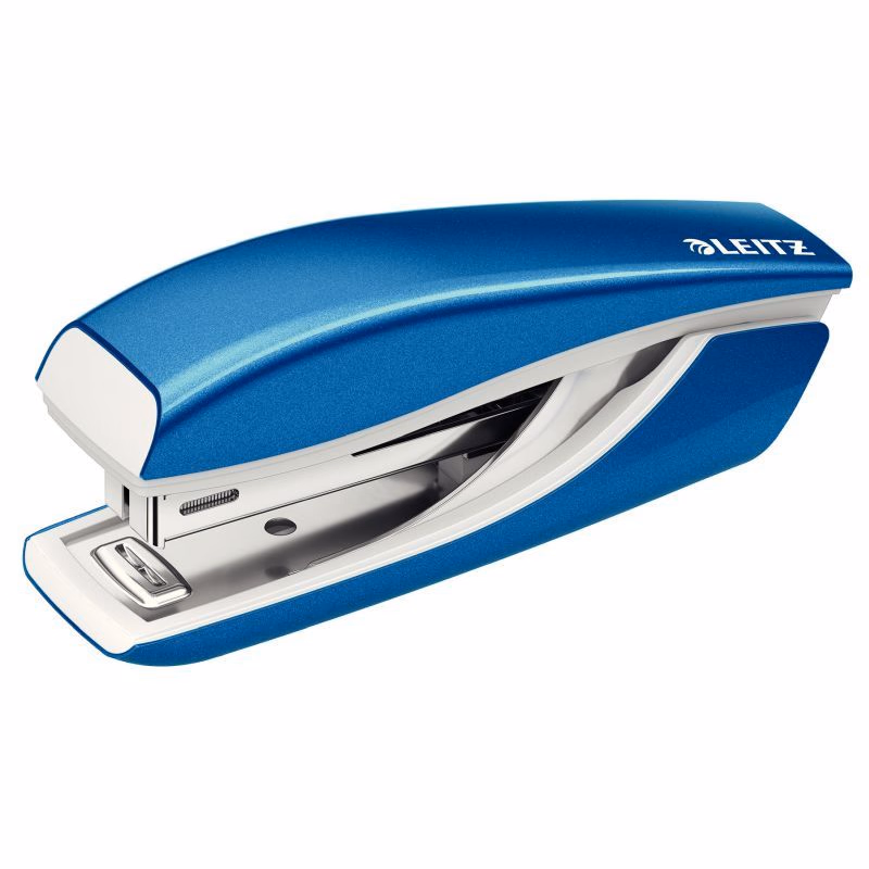 LEITZ Mini zošívačka NeXXt 5528, metalická modrá, box