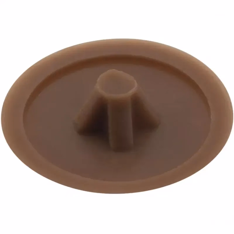 Plastová krytka 12 mm tmavý dub 40 ks