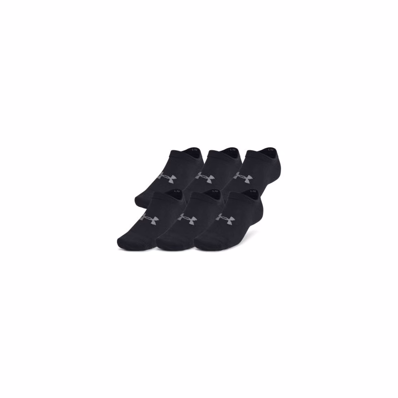 Ponožky UNDER ARMOUR 6 PACK-UA Essential No Show-BLK