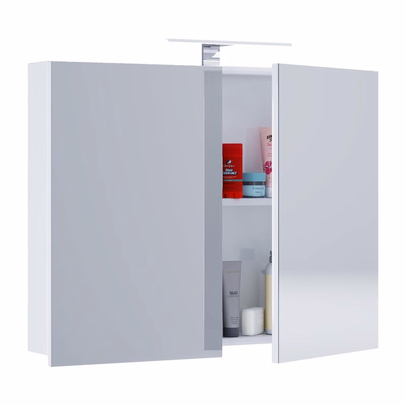 VCM LED zrkadlová skrinka 60 cm "VCB 1" biela