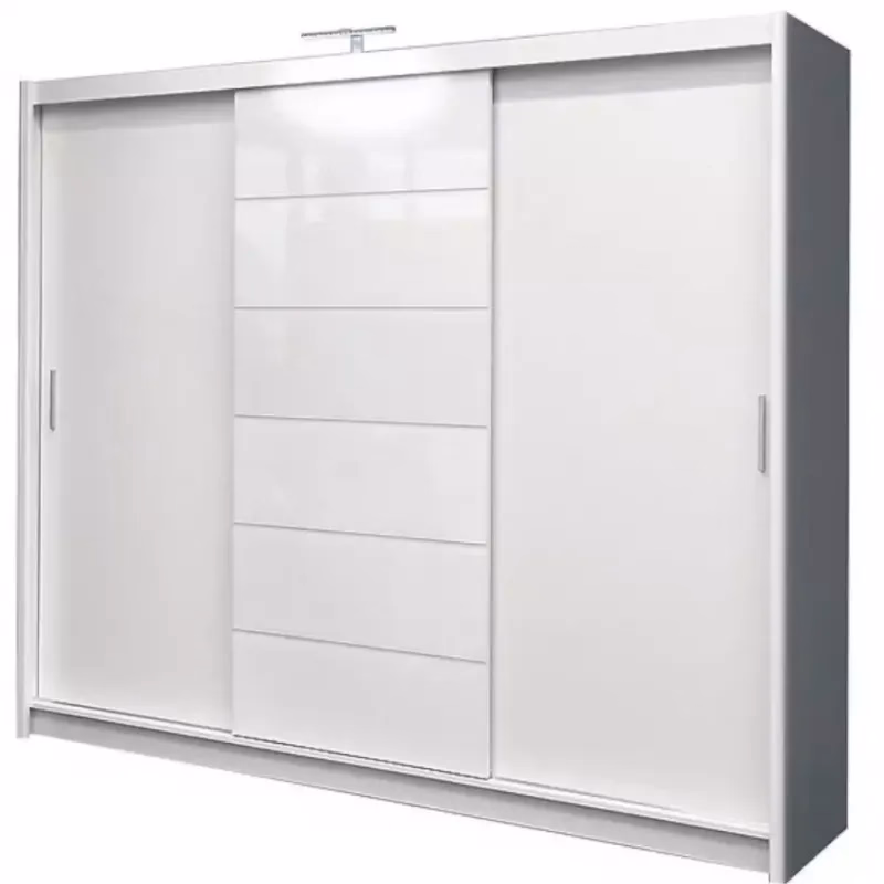 Skriňa Malibu 250 cm biela