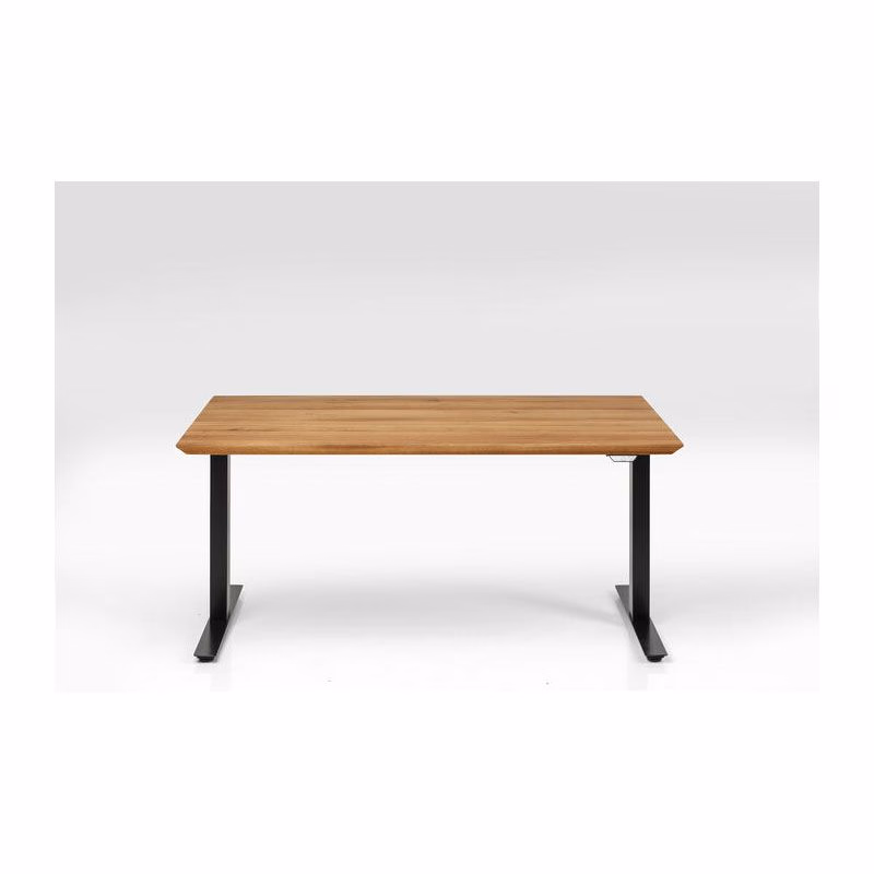 Symphony Oak kancelársky stôl čierny/hnedý 160x80