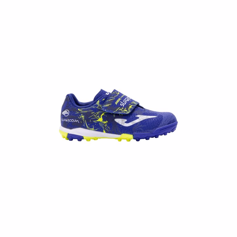 Chlapčenské futbalové kopačky turfy JOMA Super Copa 2403 K TF royal blue