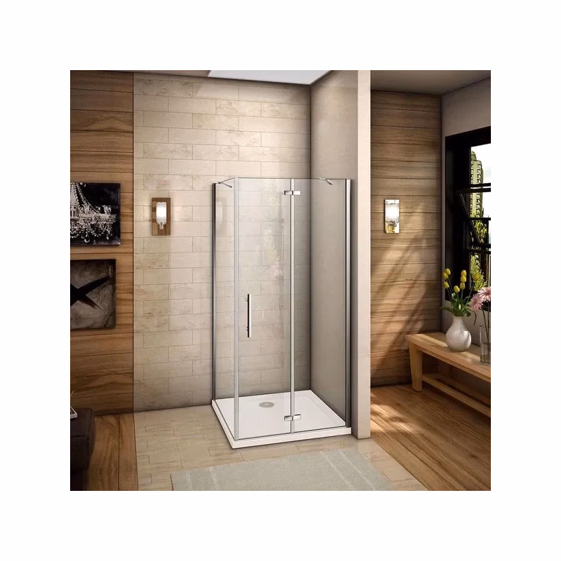 H K - Sprchovací kút MELODY F5 80x100 cm s jednokrídlovými dverami s pevnou stenou, (dvere 80cm / bočná stena 100cm) SE-MELODYF580100