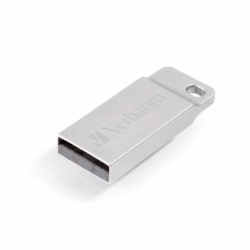 VERBATIM Flash Disk 32GB Metal Executive, USB 2.0, strieborná
