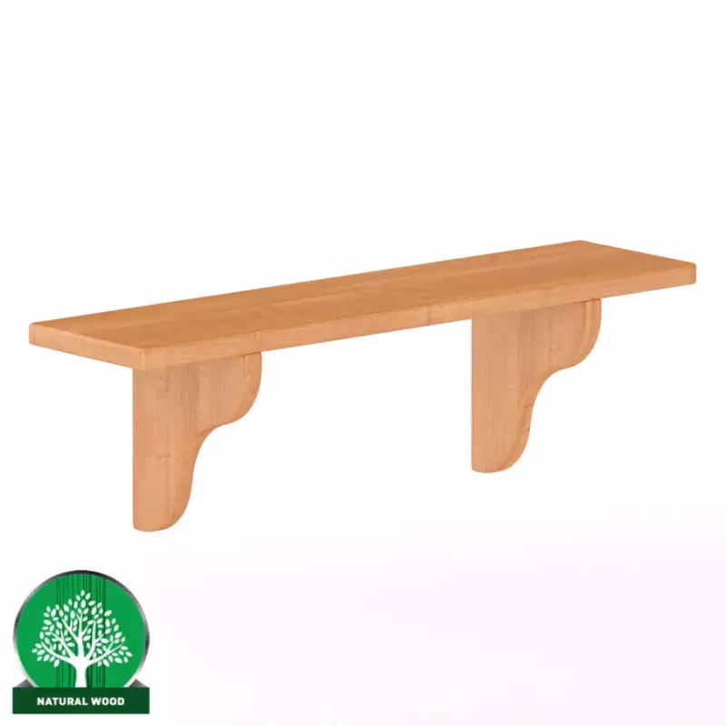 Polička borovica PK121-80x25x20 jelša