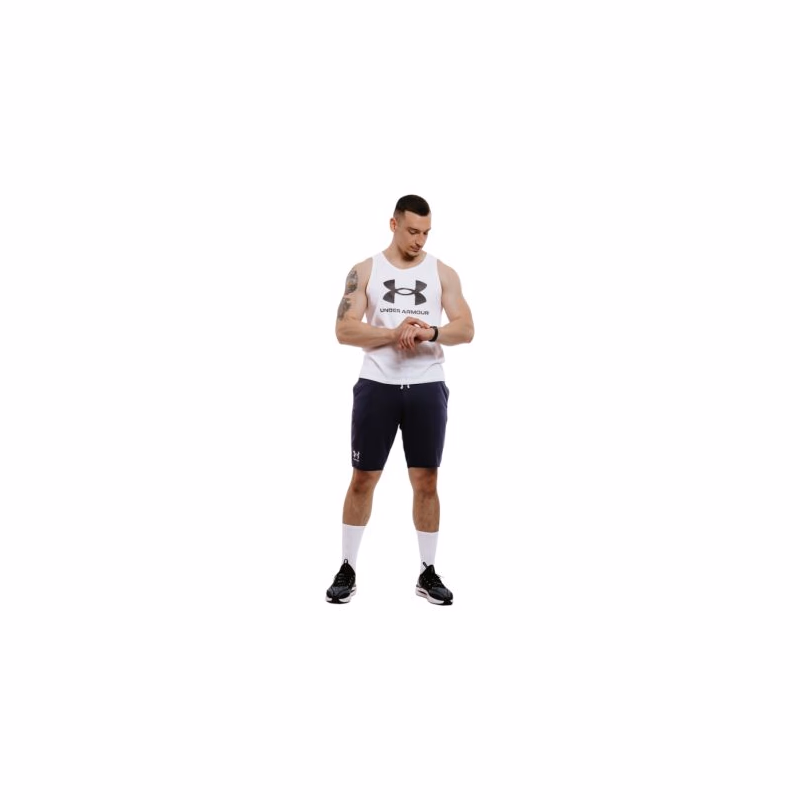 Pánske teplákové kraťasy UNDER ARMOUR UA RIVAL TERRY SHORT-BLU 410