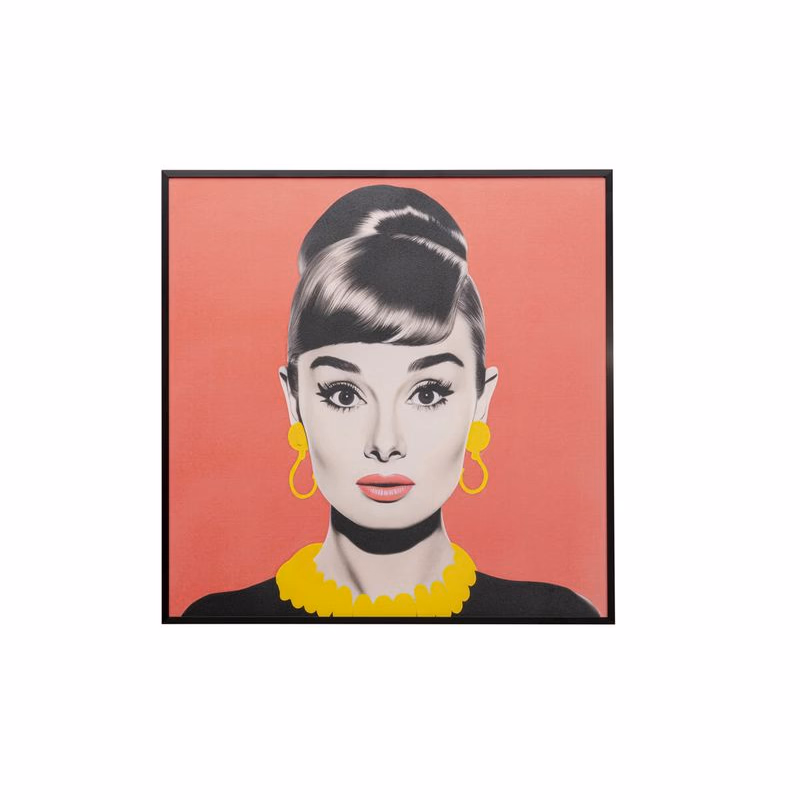 Zarámovaný obraz Diva Brunette 60x60cm