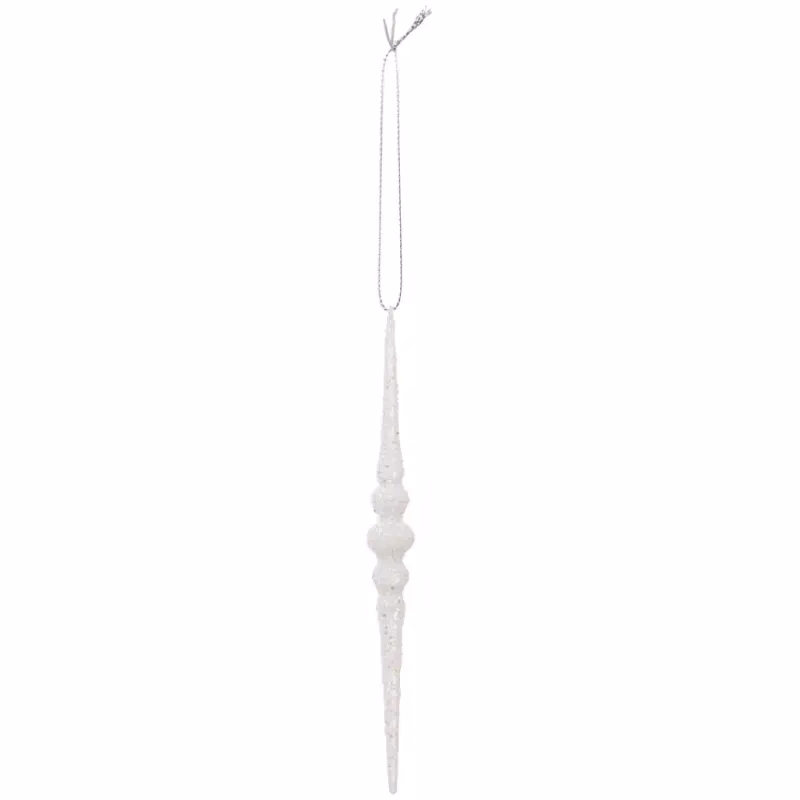 Ozdoba cencúle biele 2 ks 16 cm 192304