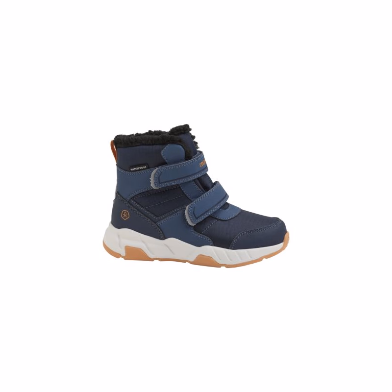Detské vysoké zimné topánky COLOR KIDS Boots W. Velcro, WP-760154.7150-Vintage Indigo
