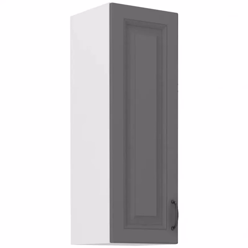 Kuchynská skrinka Stilo dustgrey/biely 30g/90 1f
