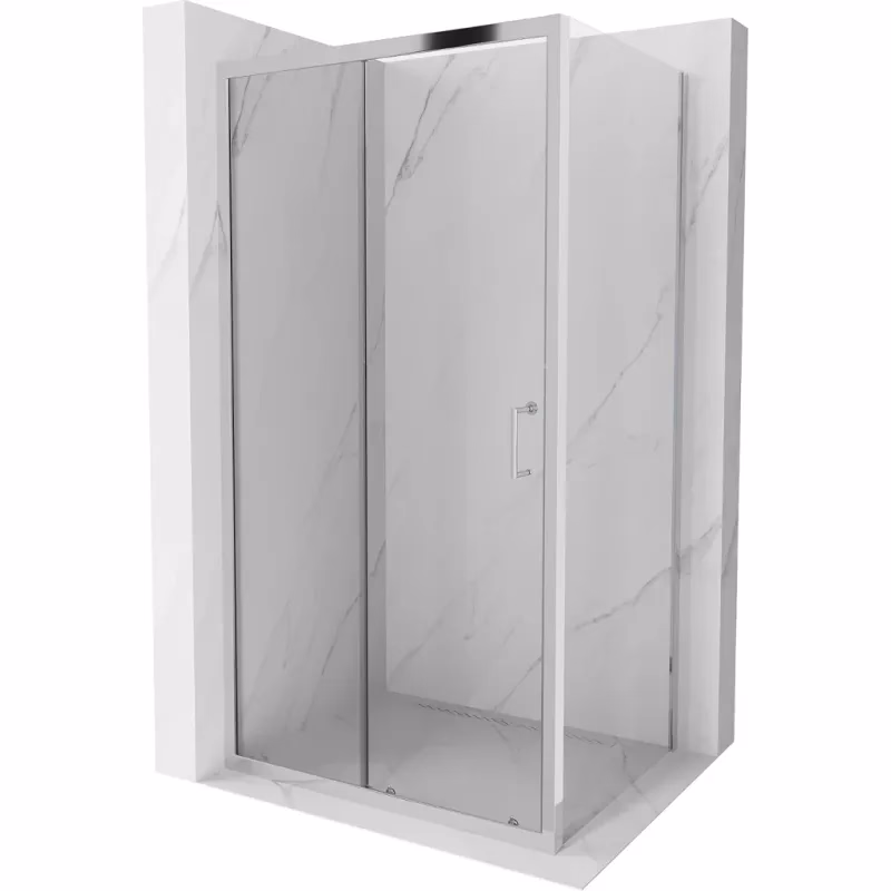 MEXEN/S - APIA sprchovací kút 95x70, transparent, chróm 840-095-070-01-00