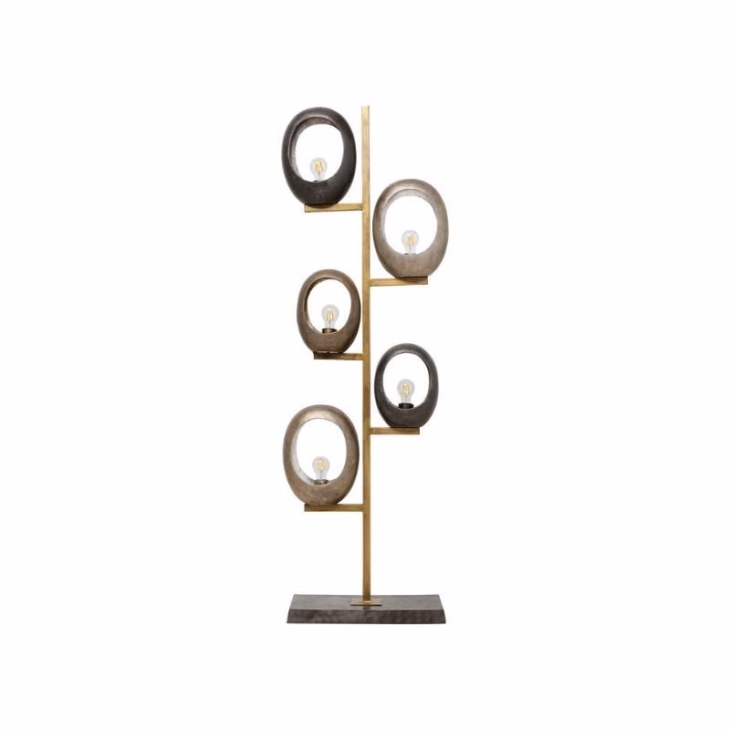 Five Loops stojaca lampa viacfarebná 173 cm