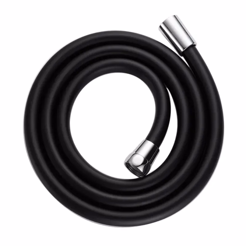 Sprchová hadica silikónová Fit Black 150 cm čierna
