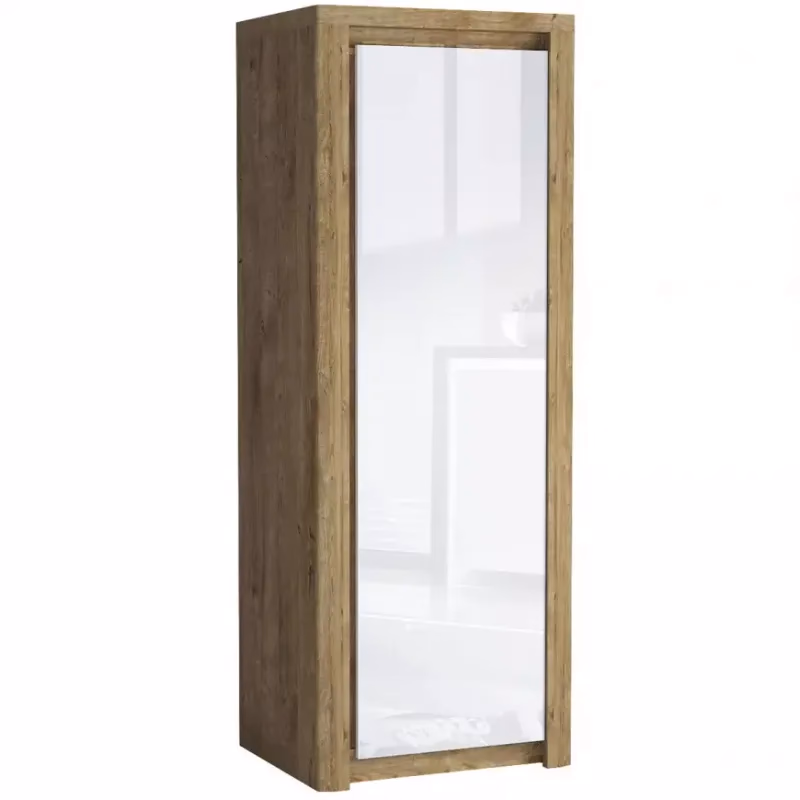 Skriňa Livinio L2 Ribbeck/Biely lesk