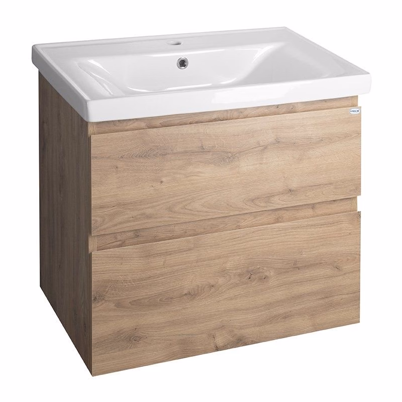 AQUALINE - ALTAIR umývadlová skrinka 67x60x45cm, dub emporio AI370