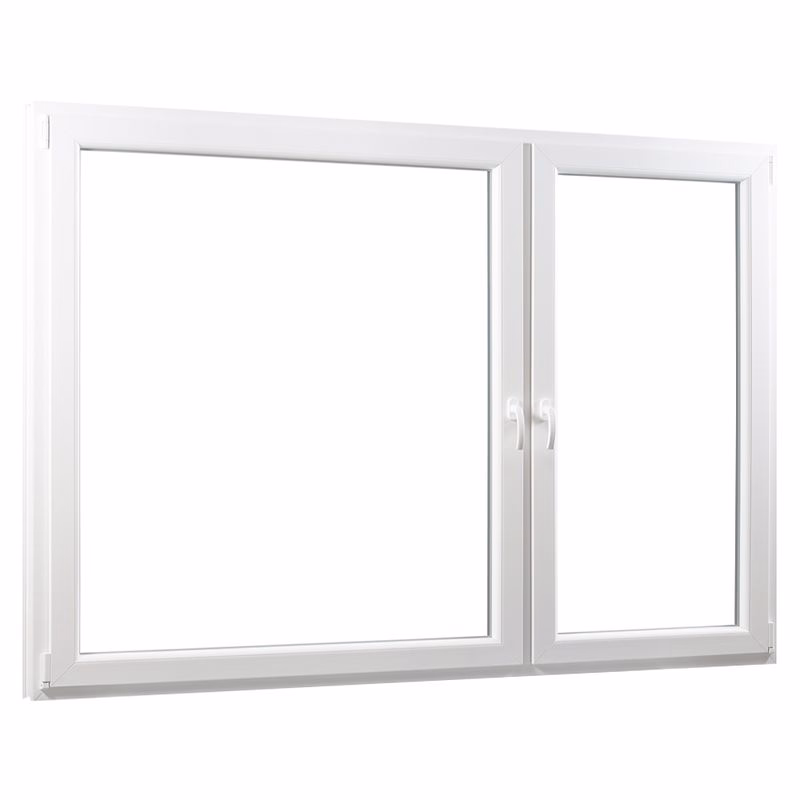 Dvojkrídlové plastové okno so stĺpikom 2/3 + 1/3, REHAU Smartline+ - SKLADOVÉ-OKNÁ.sk - 2060 x 1540