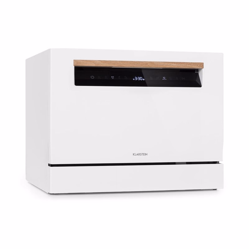 Klarstein Lagoona, umývačka riadu, 1380 W, 6,5 l, na 6 súprav riadu, energet. trieda F, biela