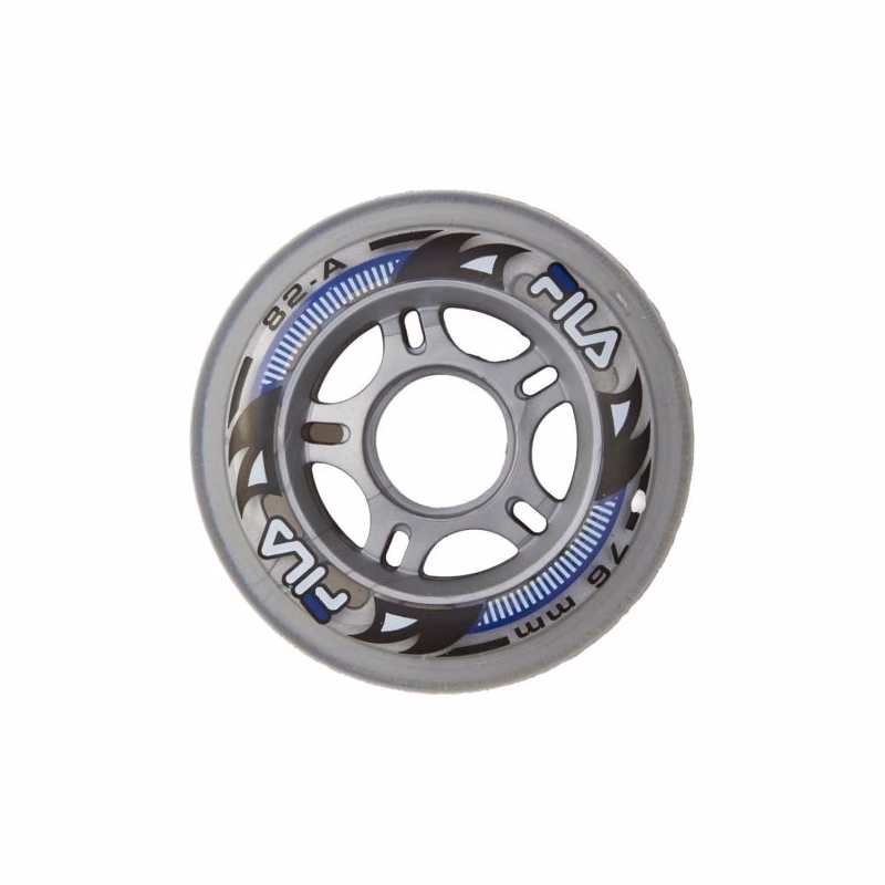 Náhradné kolieska na korčule FILA SKATES WHEELS 76MM 82A CLEAR