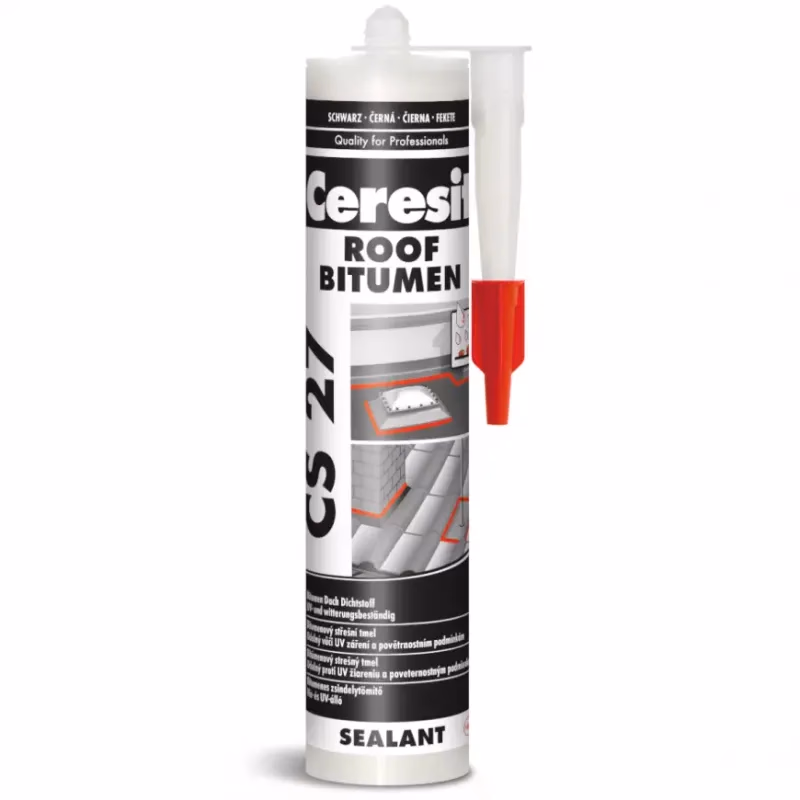 Ceresit Bitumenový strešný tmel CS27 čierny 300ml