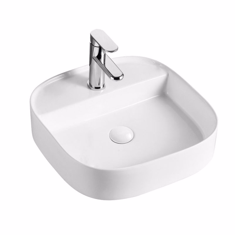 HOPA - Umývadlo na dosku GRINZ - Rozmer A - 45 cm, Rozmer B - 45 cm, Rozmer C - 12 cm OLKLT2204
