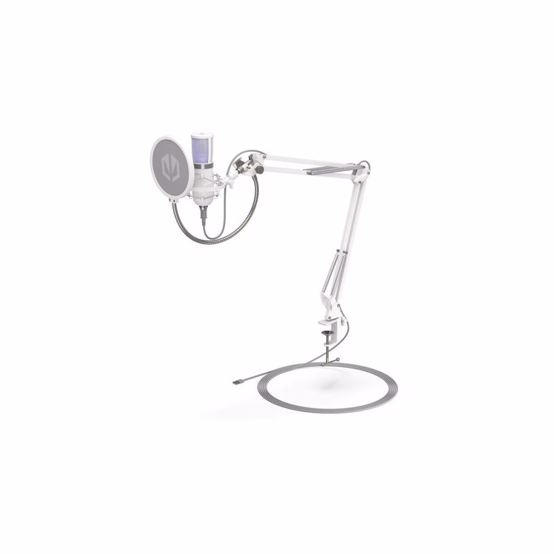 ENDORFY Mikrofón Solum Streaming Onyx White, USB, biela