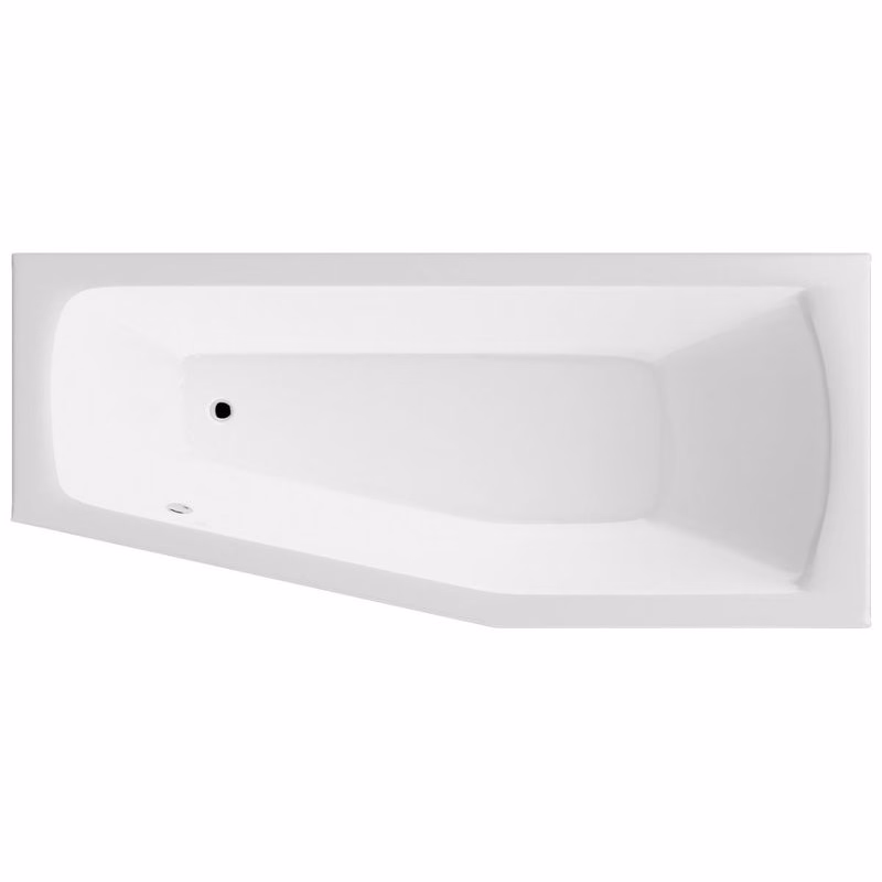 AQUALINE - OPAVA vaňa 160x70x44cm, pravá, biela A1671