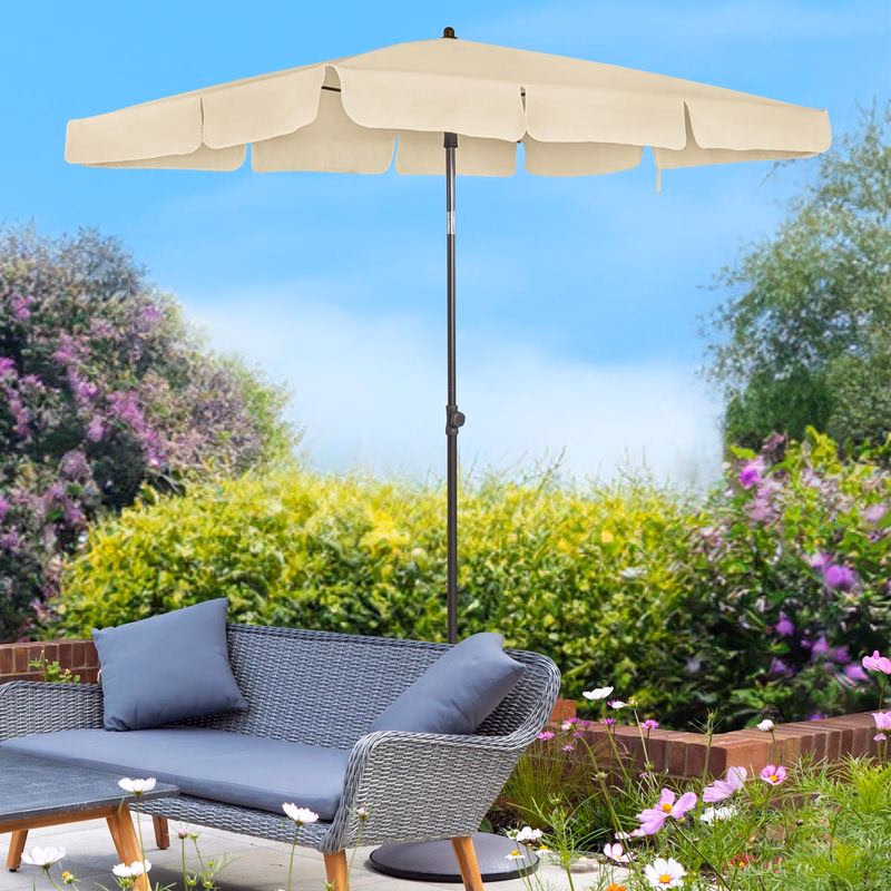 Slnečník UV50+ 140 x 180 cm, béžový