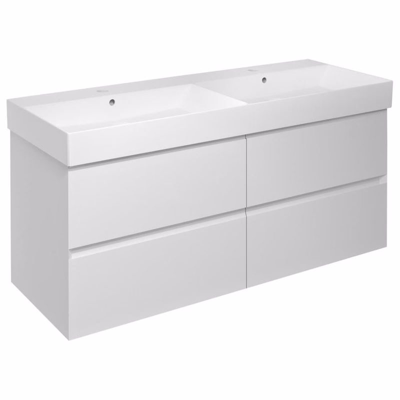 SAPHO - FILENA umývadlová skrinka 118x51,5x43cm, biela mat FID1212W